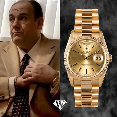 tony soprano watch rolex|james gandolfini watches.